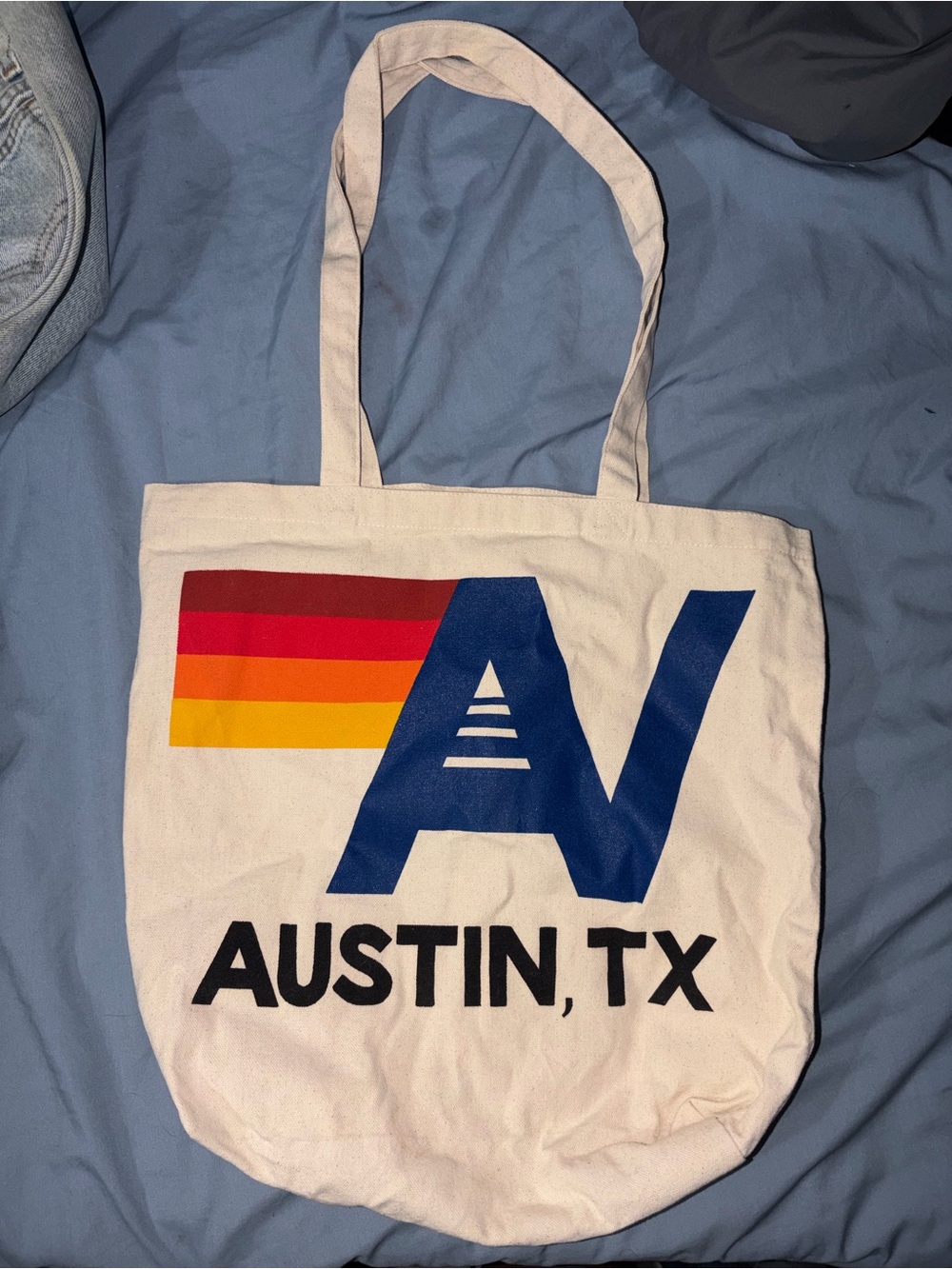 Aviator Nation Austin TX Small Canvas Tote Bag